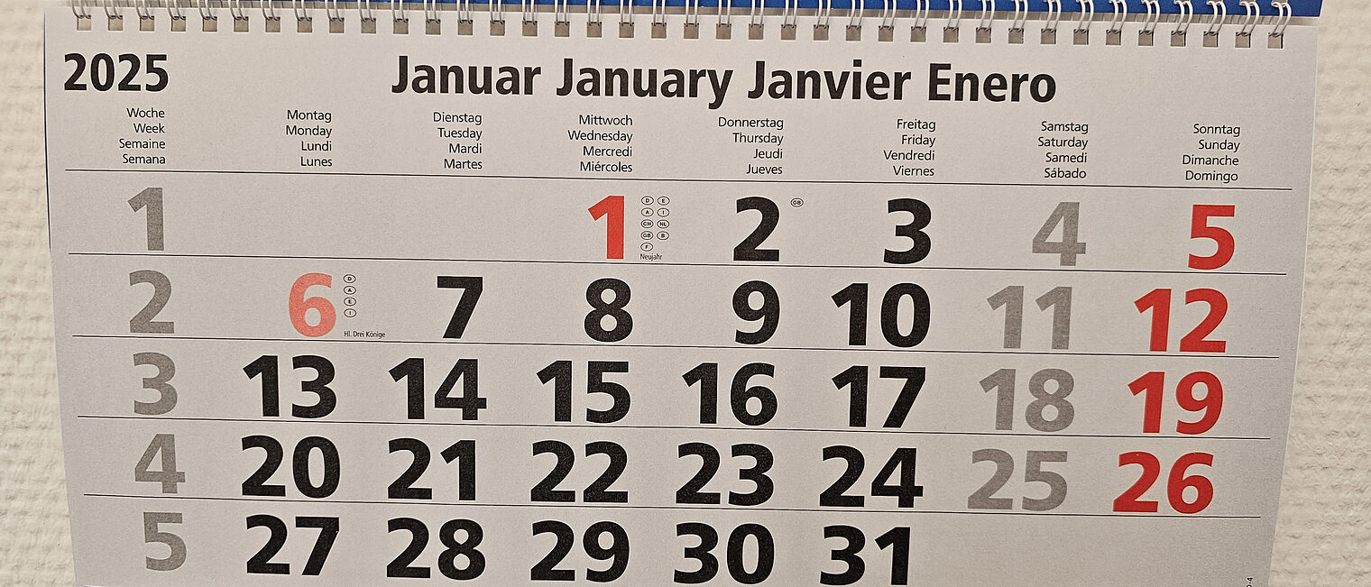 Kalender 2025