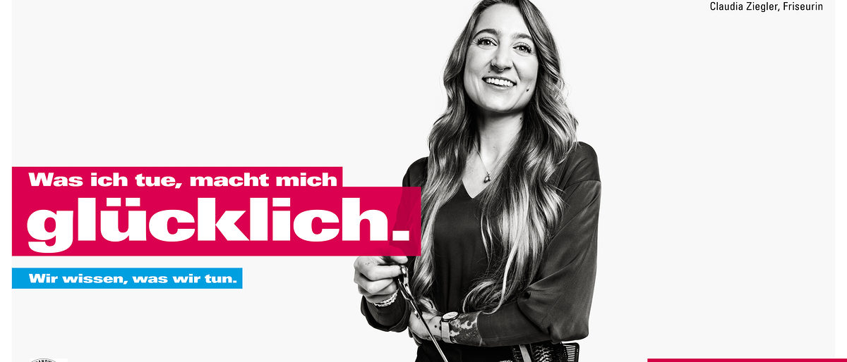 Was ich tue, macht mich glücklich. Wir wissen, was wir tun. Handwerk.